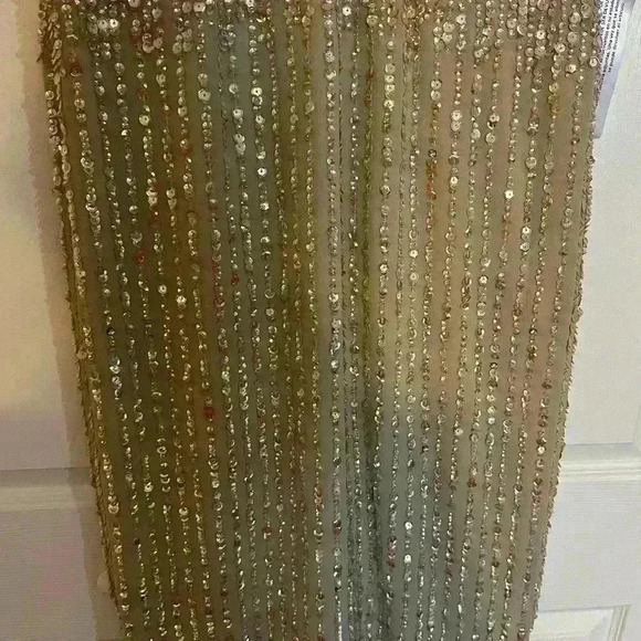 Mac Duggal Sequined Sleeveless V Neck MIDI Sheath Dress NWT Style 93606 - Picture 6 of 12